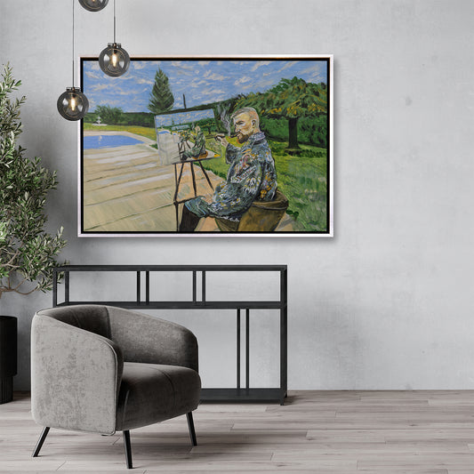 Leinwandbild - BILD VON EINEM MANN